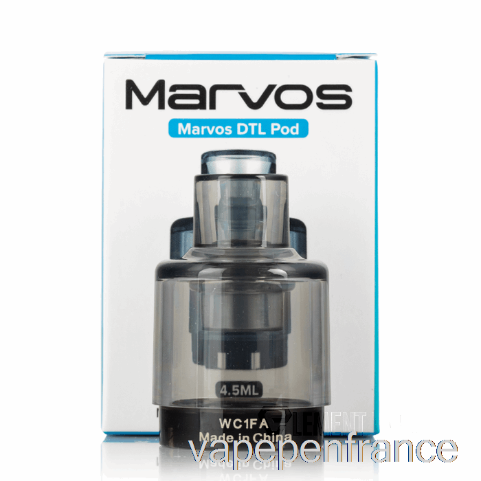 Dosettes De Remplacement Freemax Marvos T Dosettes Pctg De 4,5 Ml (noir) Stylo Vape